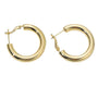 14k Yellow Gold Mini Hoop