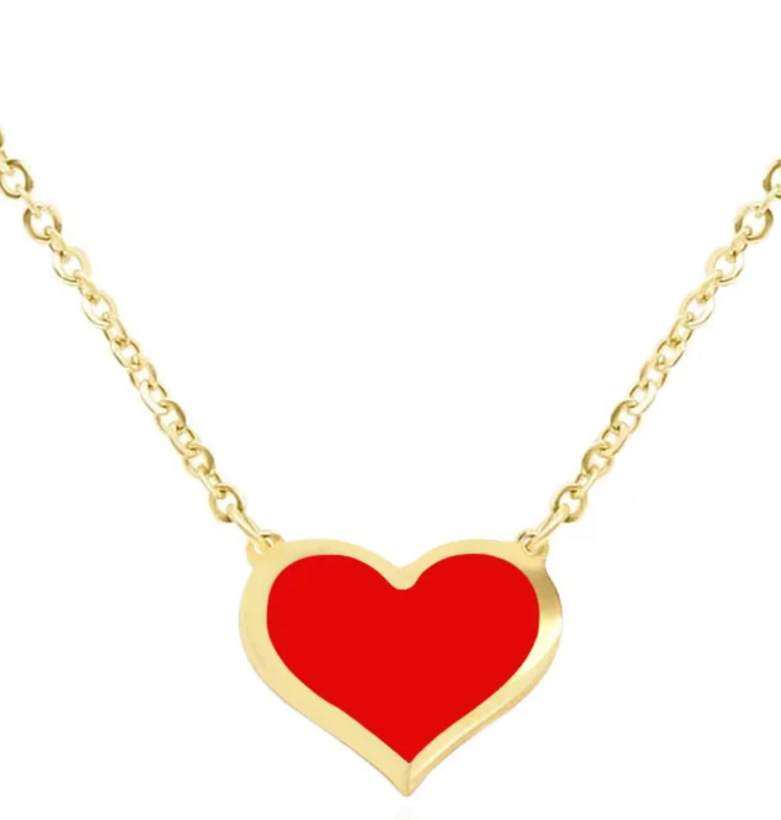 Large Single Heart Necklace