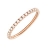 18kt Rose Gold Classic Round Prong Diamond Ring