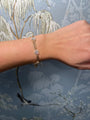 Cuban Chain Three Heart Diamond Bracelet