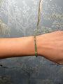 14k Yellow Gold Emerald Tennis Bracelet