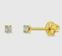 14k Gold Diamond Stud Earring
