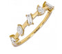 14k Yellow Gold Multi-Shape Diamond Ring
