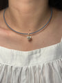 Heart Bezel 3.05ct Lab Diamond Charm