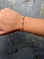 14K Yellow Gold Ruby and Diamond Bangle