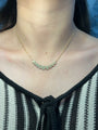 9 Diamond Disc Necklace