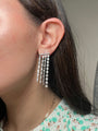 Lab Diamond Waterfall Earrings