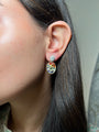 Multi Sapphire Drop Earrings