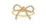 14k Yellow Gold Twisted Rope Bow Ring