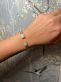 Yellow Gold and Diamond Cuff Bangle