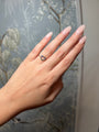 Sapphire heart ring