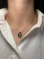 Watermelon Tourmaline Stone on Diamond By The Yard Chain