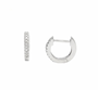 14k Gold Diamond Huggies