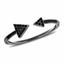 14k Gold Black Diamond Trixie Ring