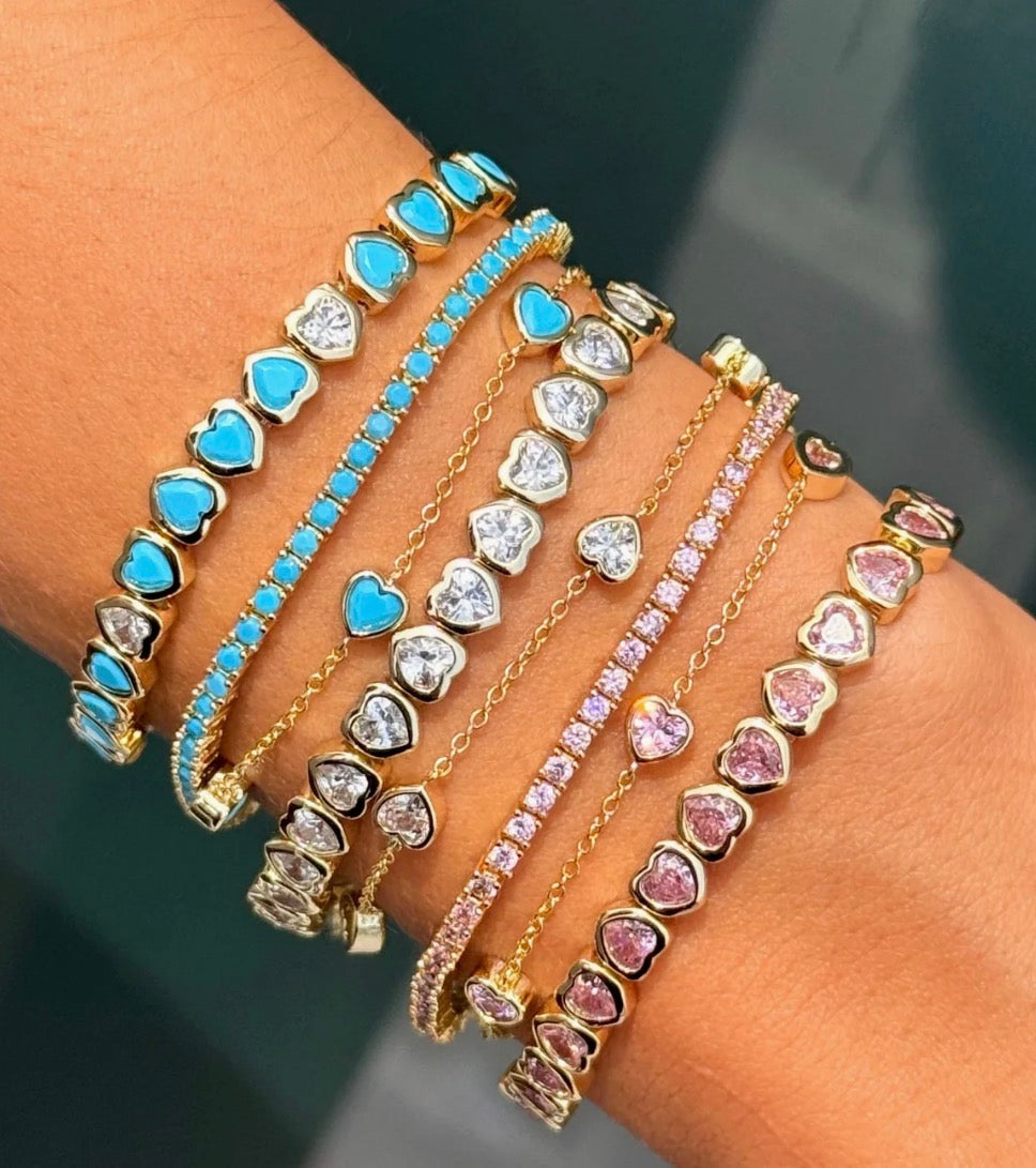 Love Notes Heart Bracelet