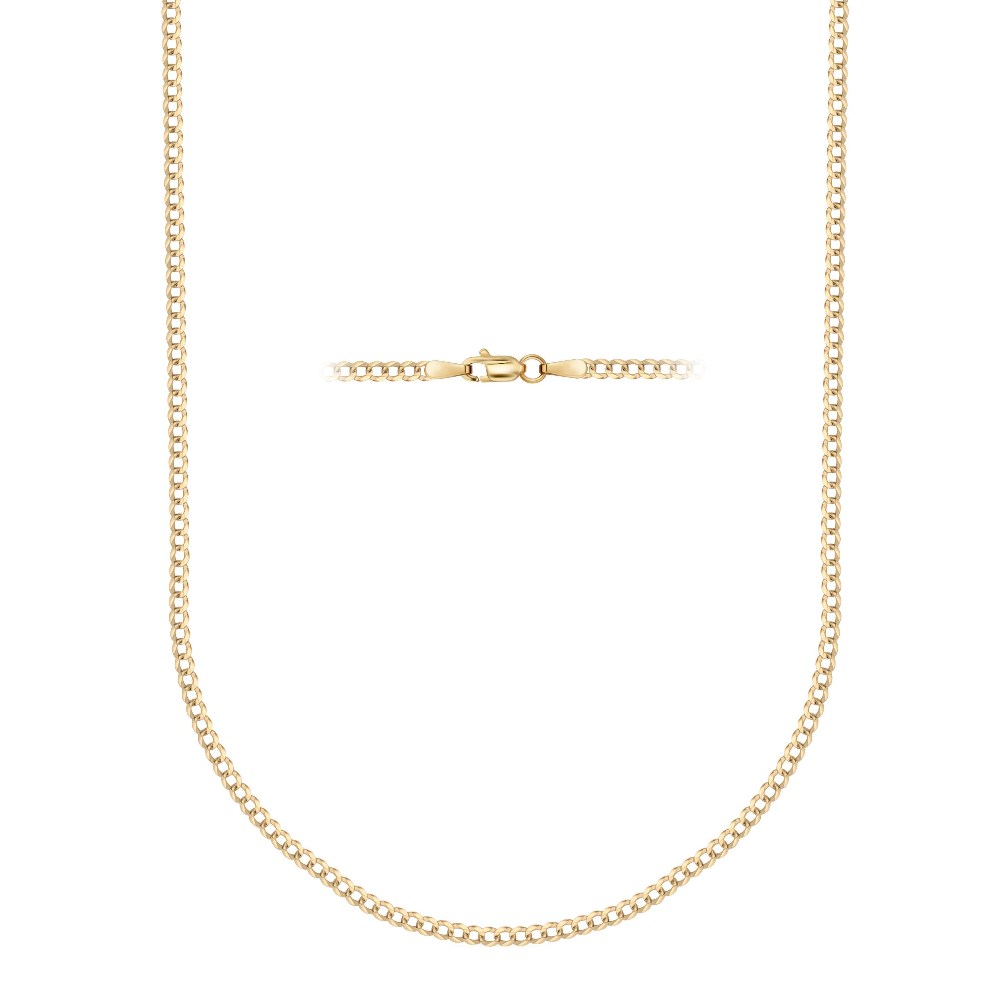 14K CURB CHAIN NECKLACE