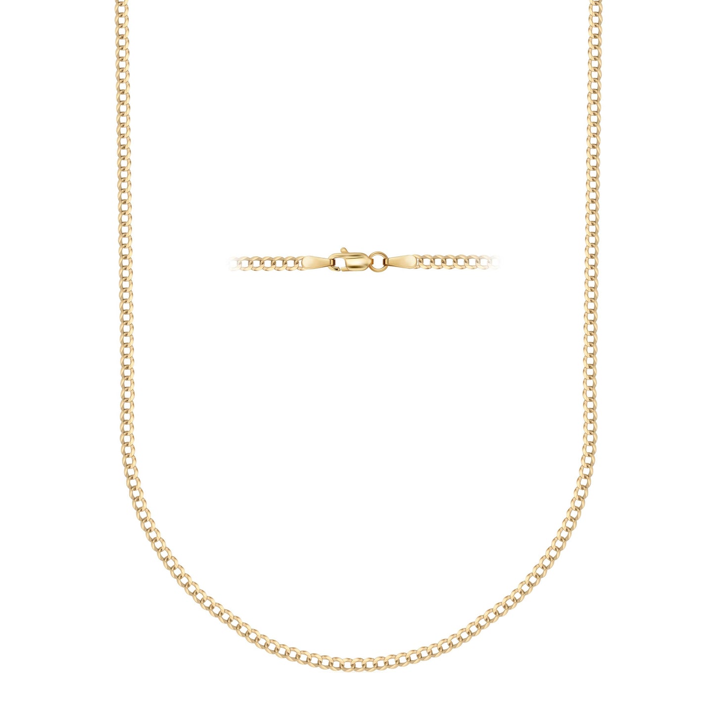 14K CURB CHAIN NECKLACE