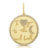 I Love you to the Moon and Back Charm