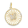 14k Yellow Gold Butterfly Charm