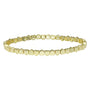 Mini Solid Stretchy Bezel Heart Bracelet