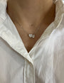 ToI Et Moi Heart and Pear Diamond Necklace