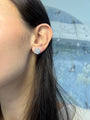 Lab Grown Diamond Cluster Earrings