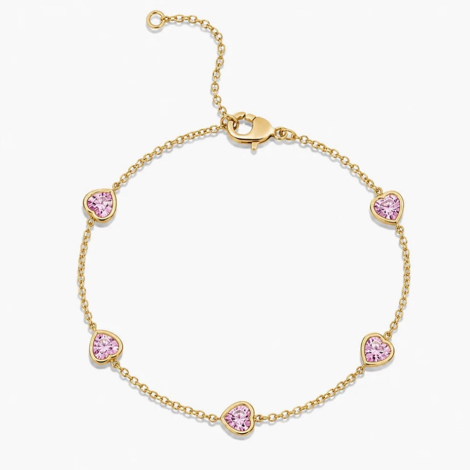 Love Notes Heart Bracelet