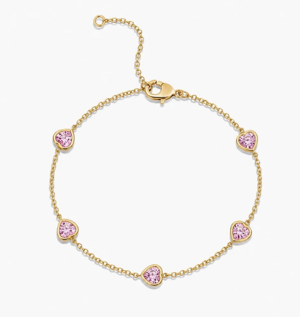 Love Notes Heart Bracelet
