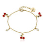 Cherry Charm Bracelet