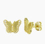 Fluted Butterfly Earrings