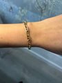 14k Yellow Gold Elongated Mariner Bracelet