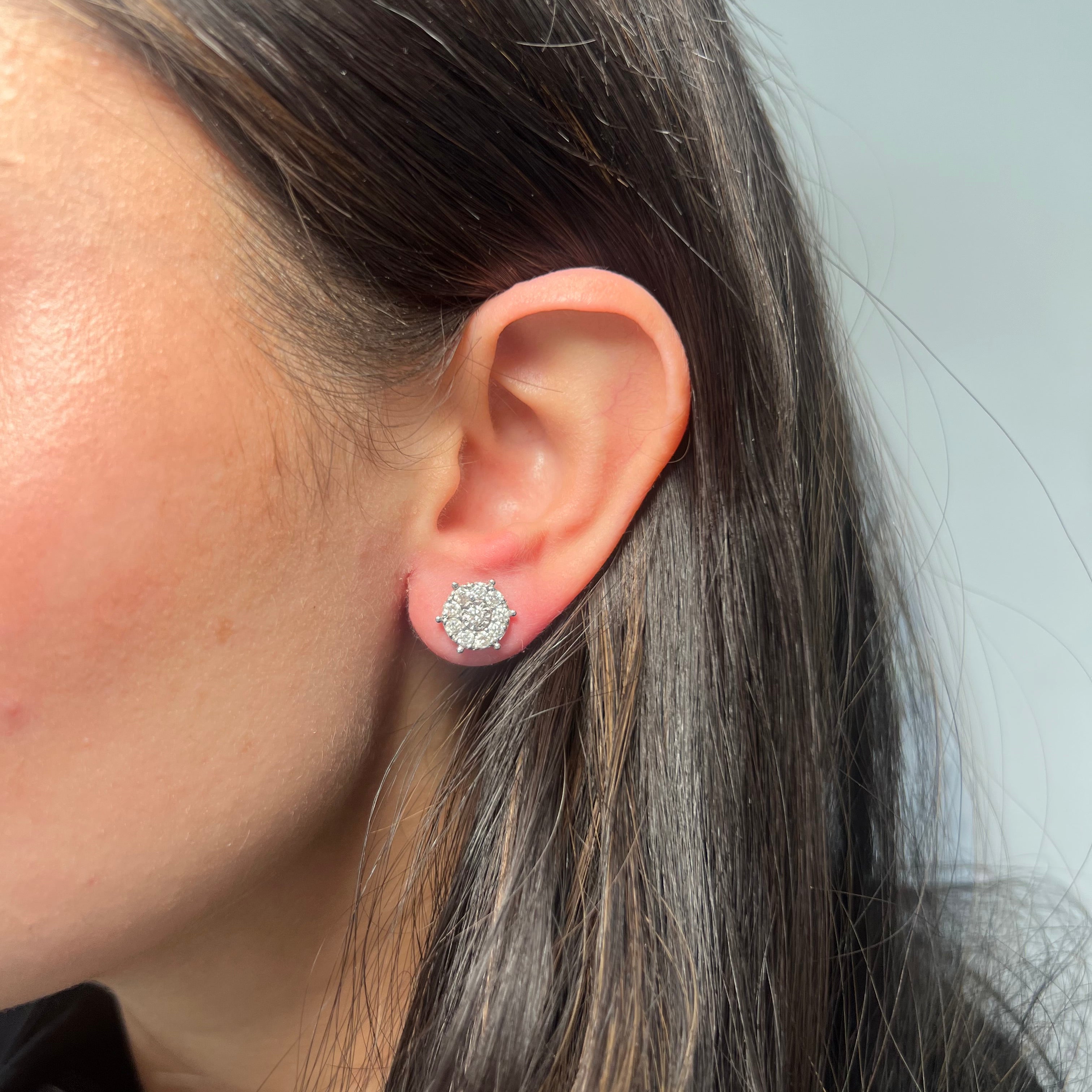 14k Gold Diamond Deena Studs