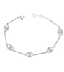 .79CT DIAMOND EVIL EYE BRACELET