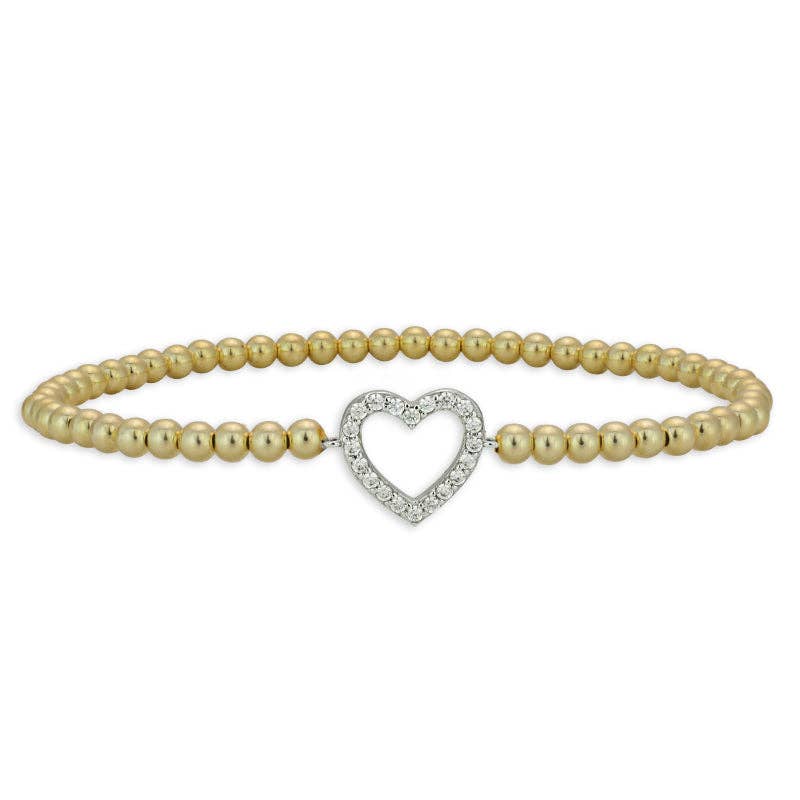 Heart CZ Bracelet