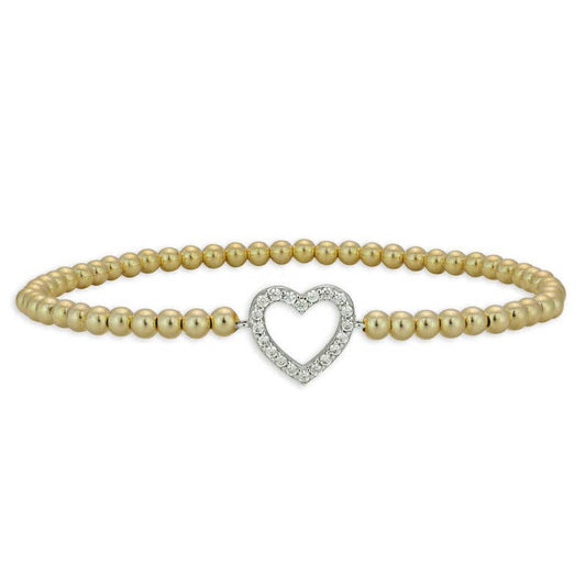 Heart CZ Bracelet