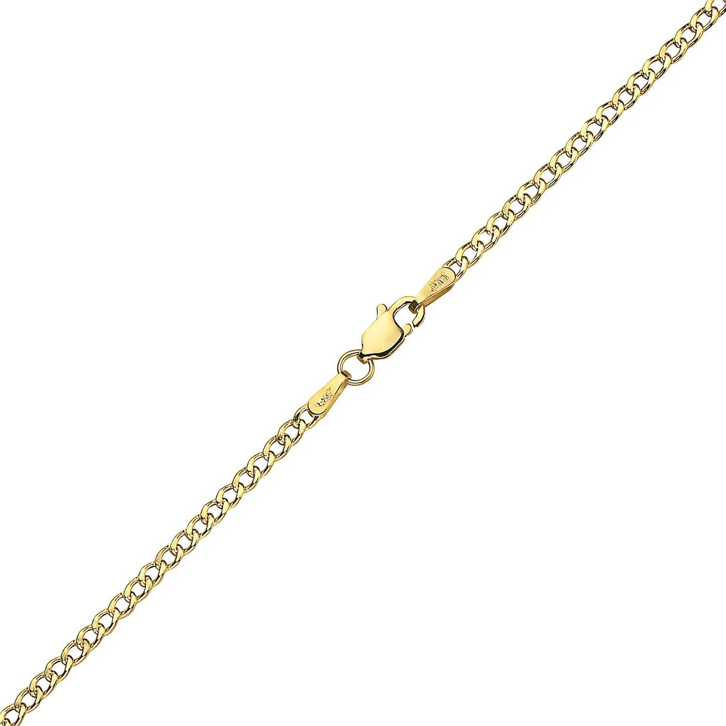 14K Gold Cuban/Curb Chain Necklaces