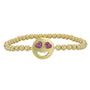 Smiley Face Heart Bracelet