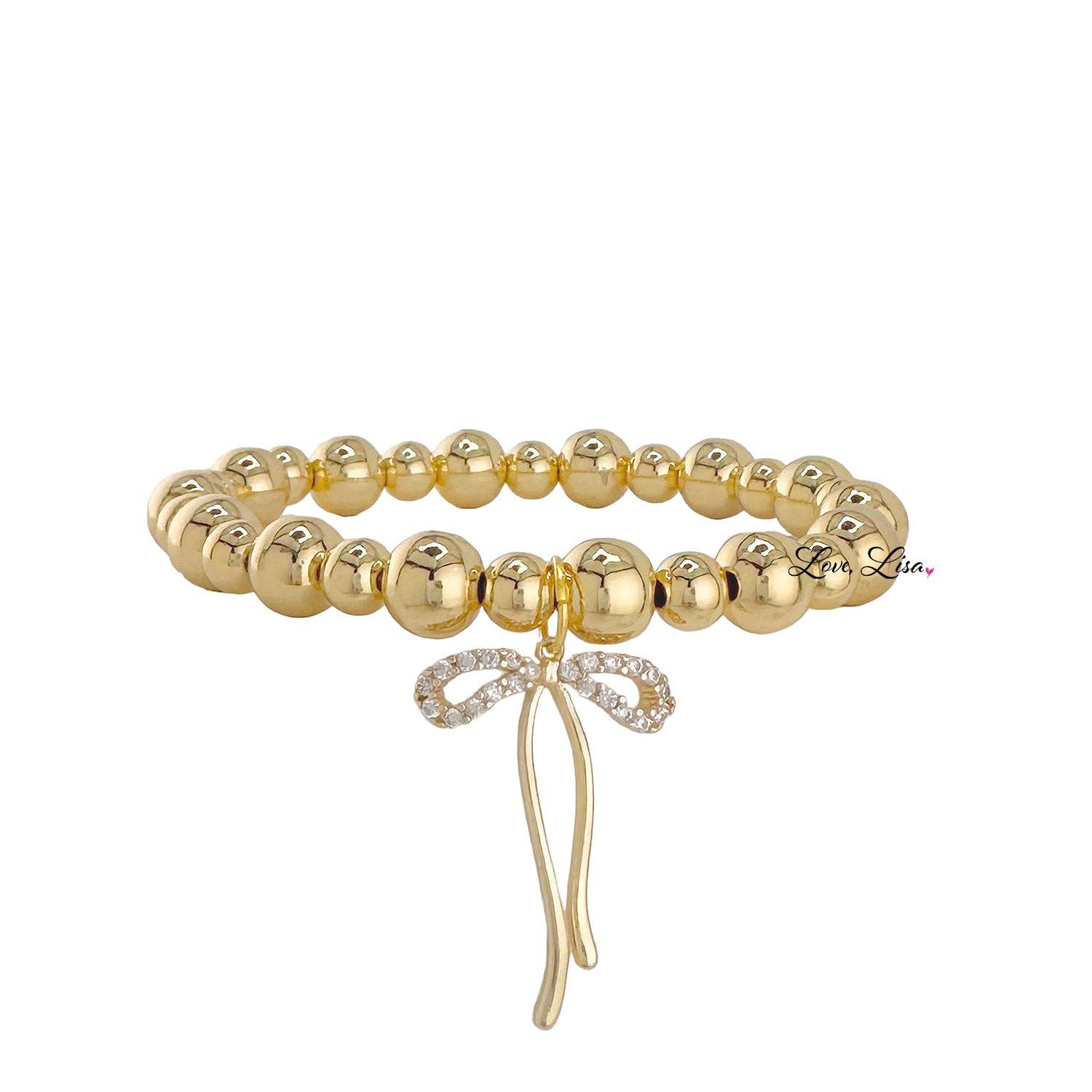 Molly Beaded Bow Bracelet