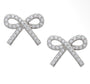 CZ Bow Earrings