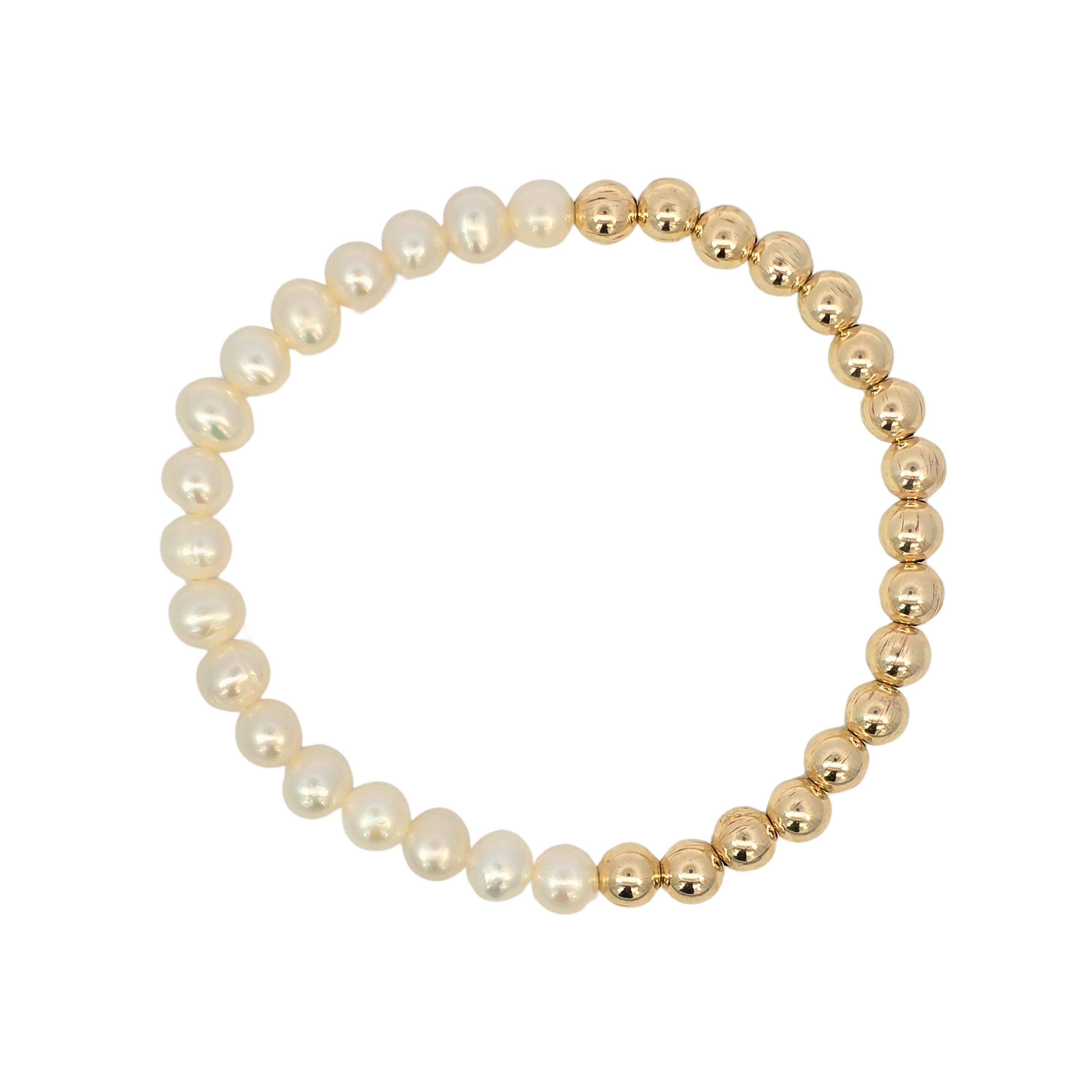 5 mm Pearl Section Bracelet