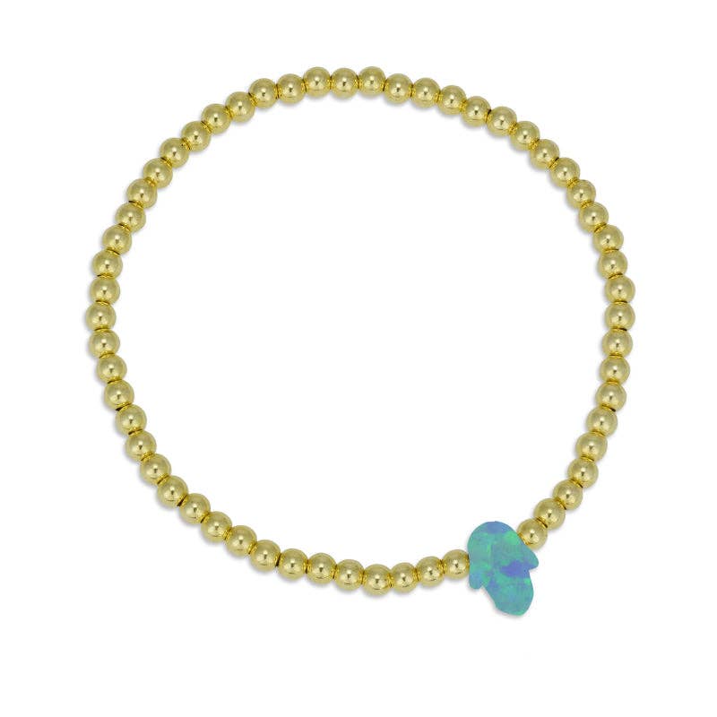 Hamsa Opal Bracelet