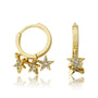 Cz Stars Dangle Earring