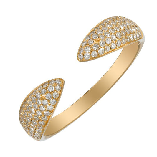 14k Yellow Gold Diamond Ring