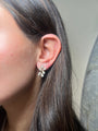 Baguette Diamond Drop Earring