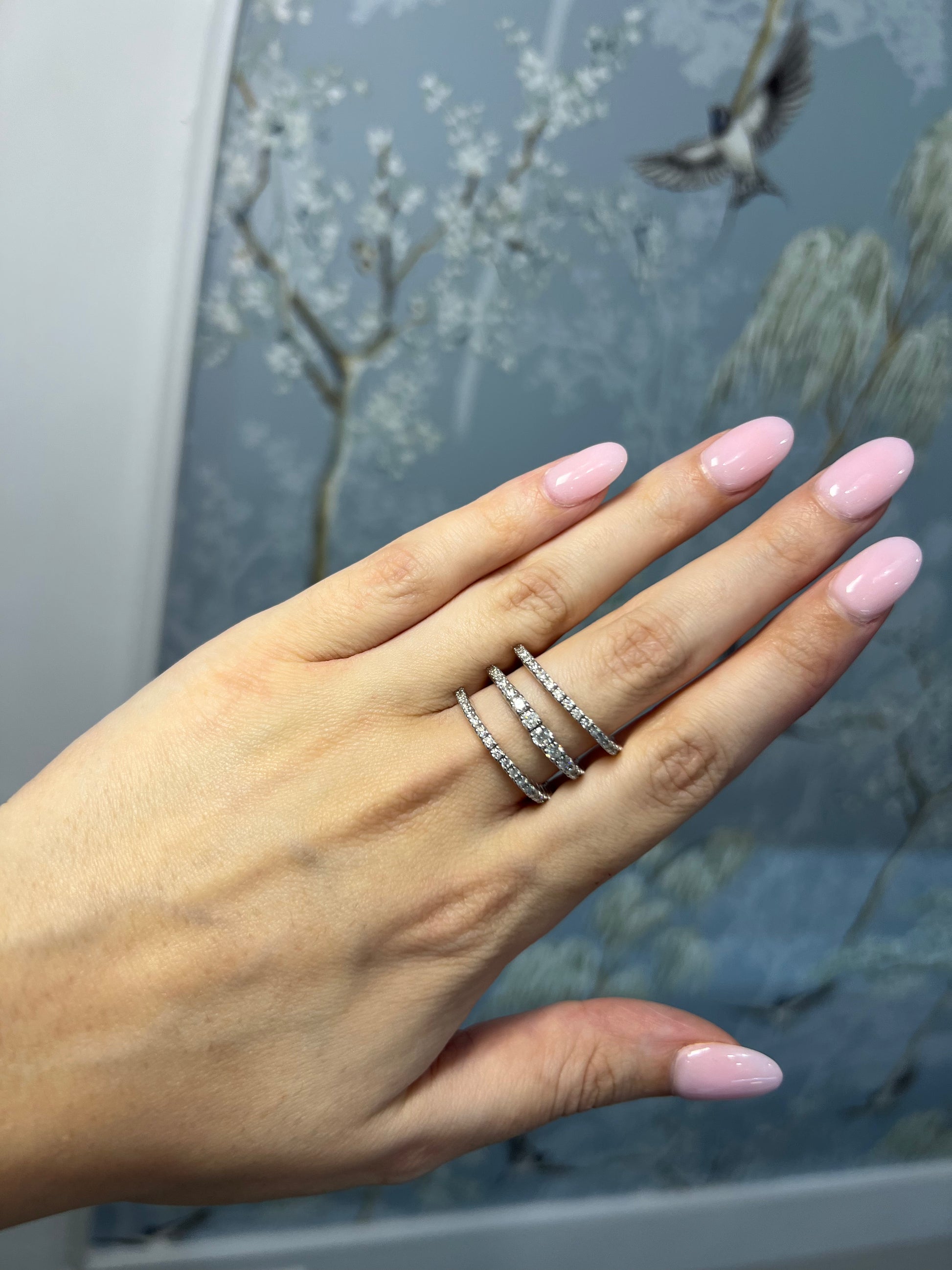 Diamond Spiral Wrap Ring