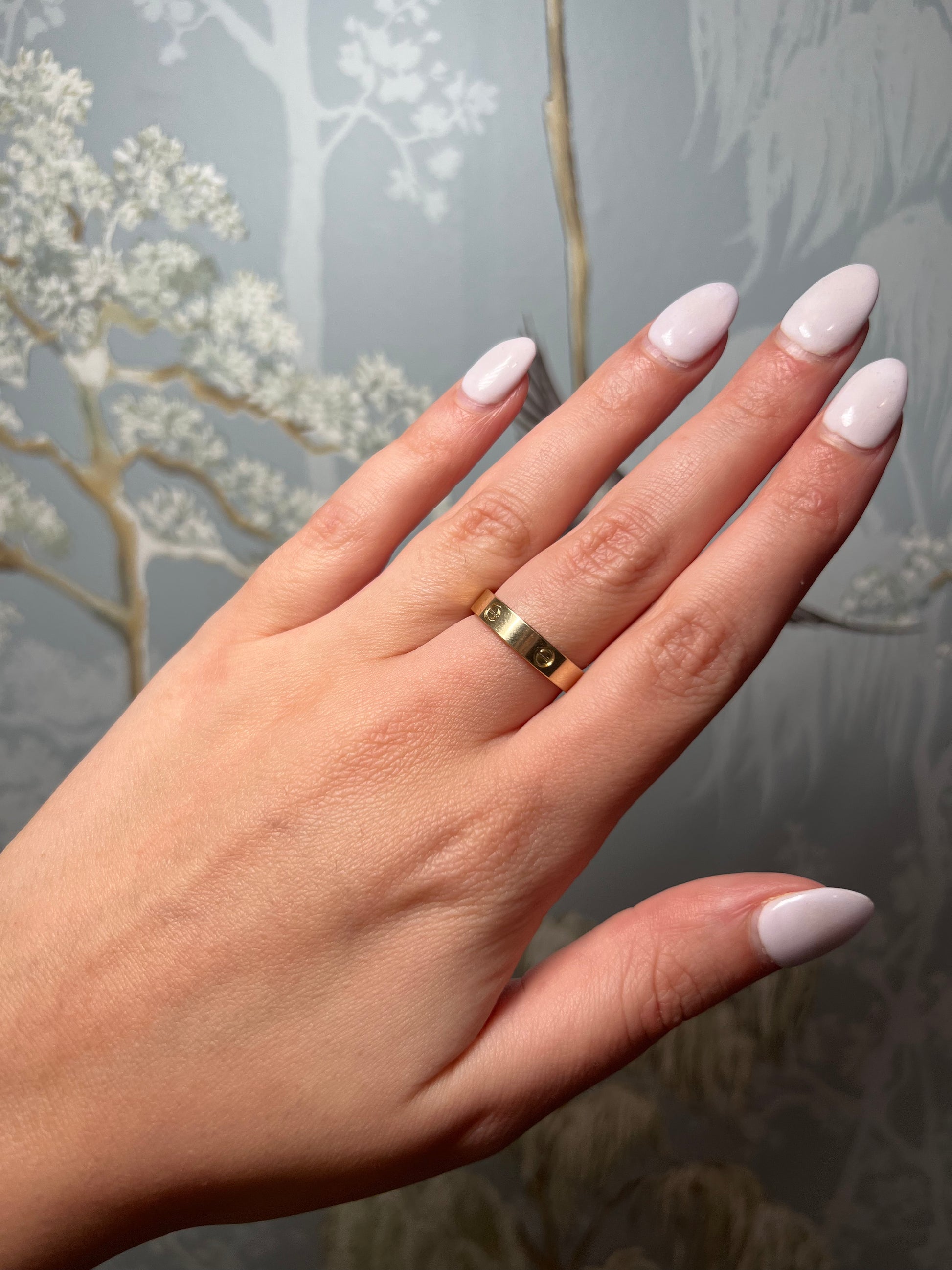 14k Yellow Gold Inspired Screw Ring