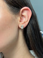 Lab Grown Oval Studs