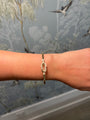 14k Yellow Gold and Diamond Knot Bangle