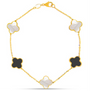 14k Medium Clover Bracelet