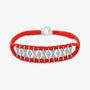 Red String and Moissanite Bracelet